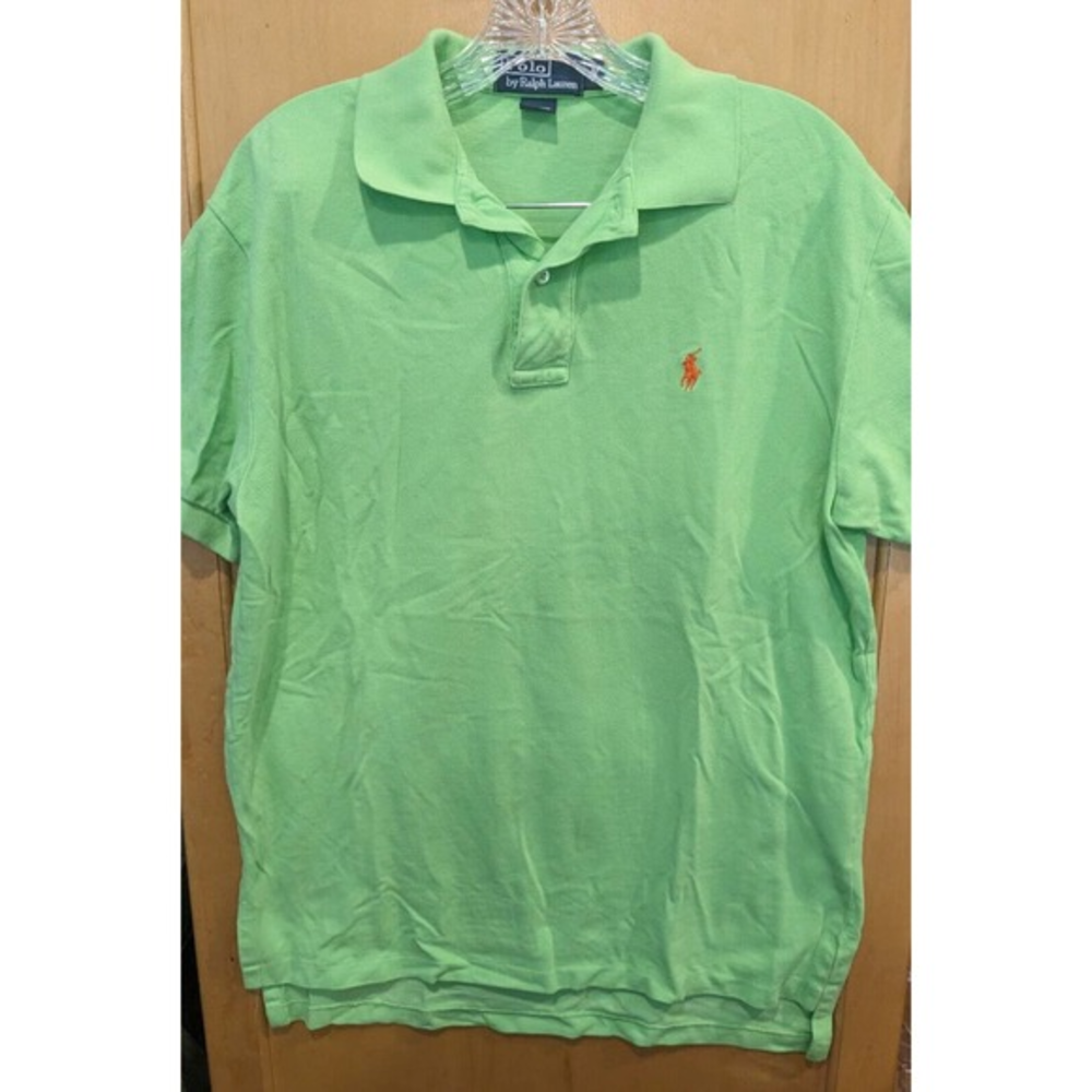 mens ralph lauren polo shirt Green Medium Short sleeve